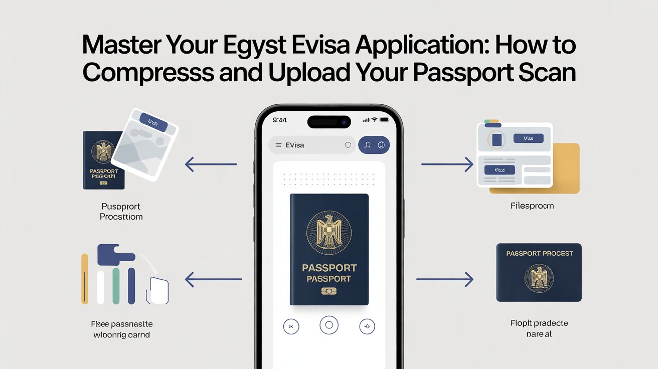 Master Your Egypt eVisa Application: How to Compress and Upload Your Passport Scan