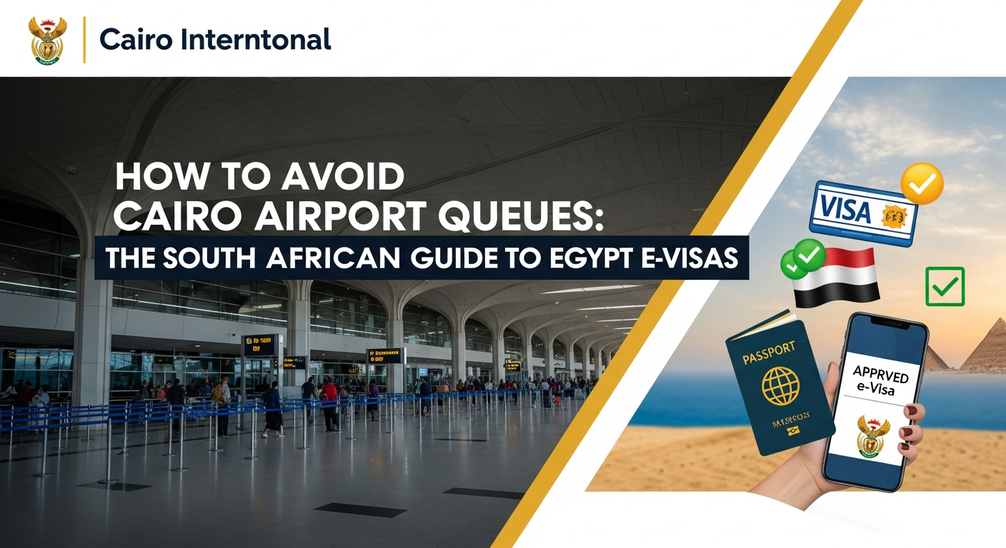 How to avoid Cairo Airport queues: The South African guide to Egypt e-Visas