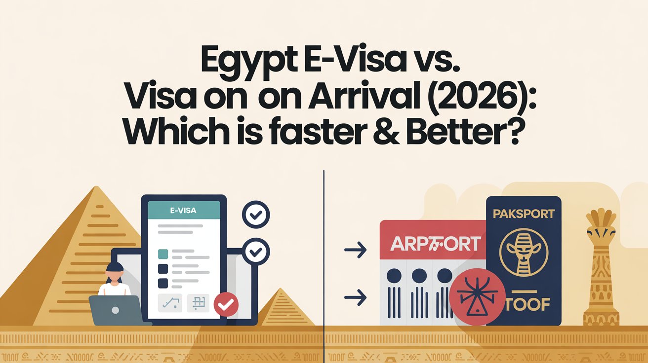 Egypt e-Visa vs. Visa on Arrival (2026): Which is Faster & Better?