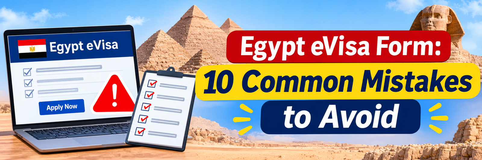 Egypt eVisa Form: 10 Common Mistakes to Avoid